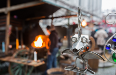 Ausflug der Fotofreunde HIP zur Ansbacher Schmiedeweihnacht