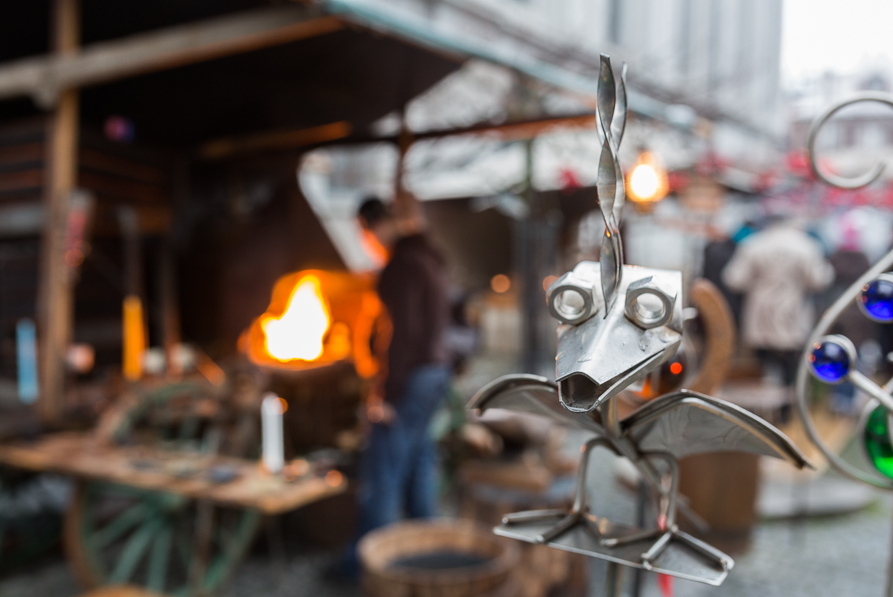 Ausflug der Fotofreunde HIP zur Ansbacher Schmiedeweihnacht