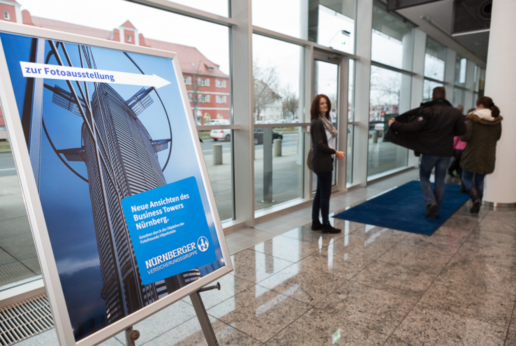 Vernissage bei der Nürnberger Versicherung