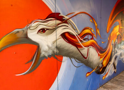 Streetart_JH_Erde, Feuer, Wasser, Luft